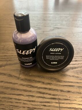 LUSH Sleepy Shower Gel & Body Lotion Set - Lavender